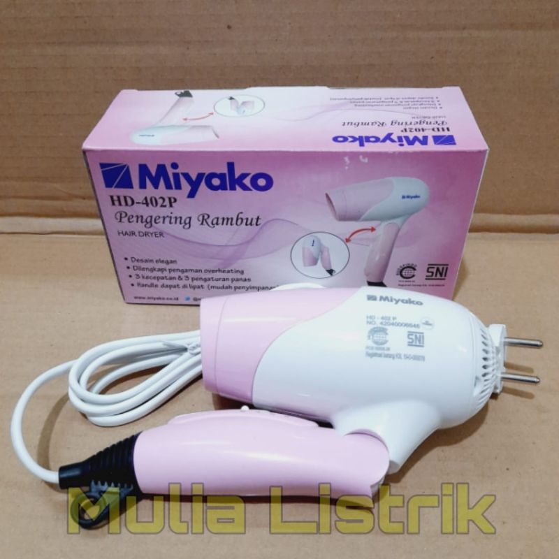 Miyako hair dryer pengering rambat hairdryer miyako