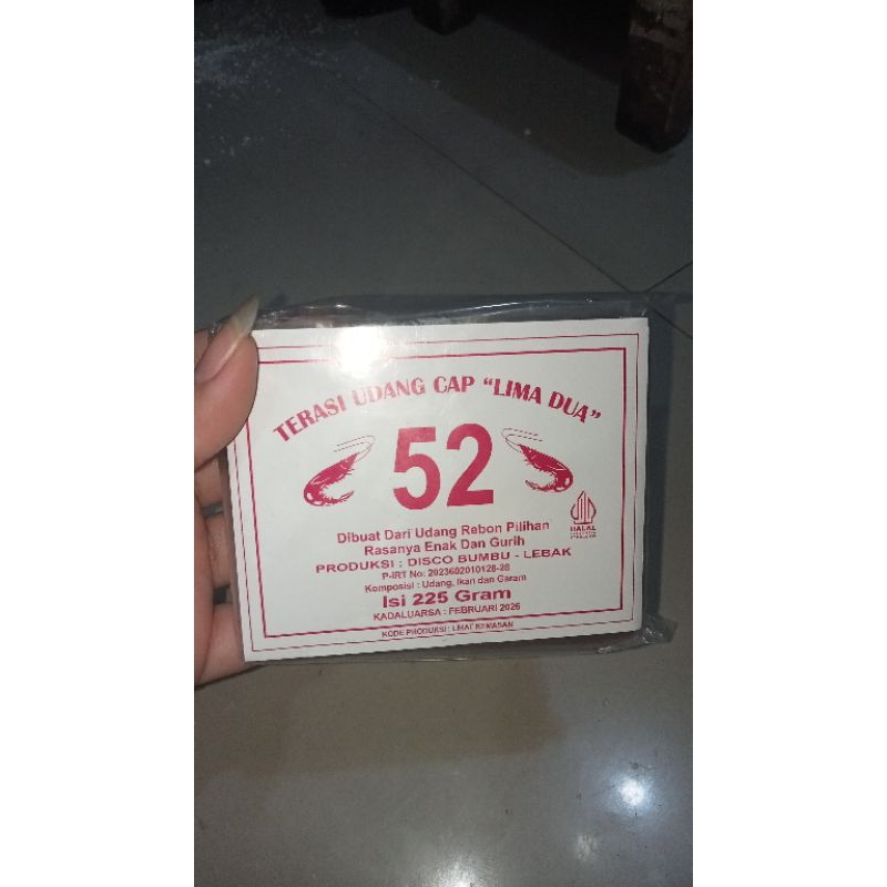 

terasi merah asli