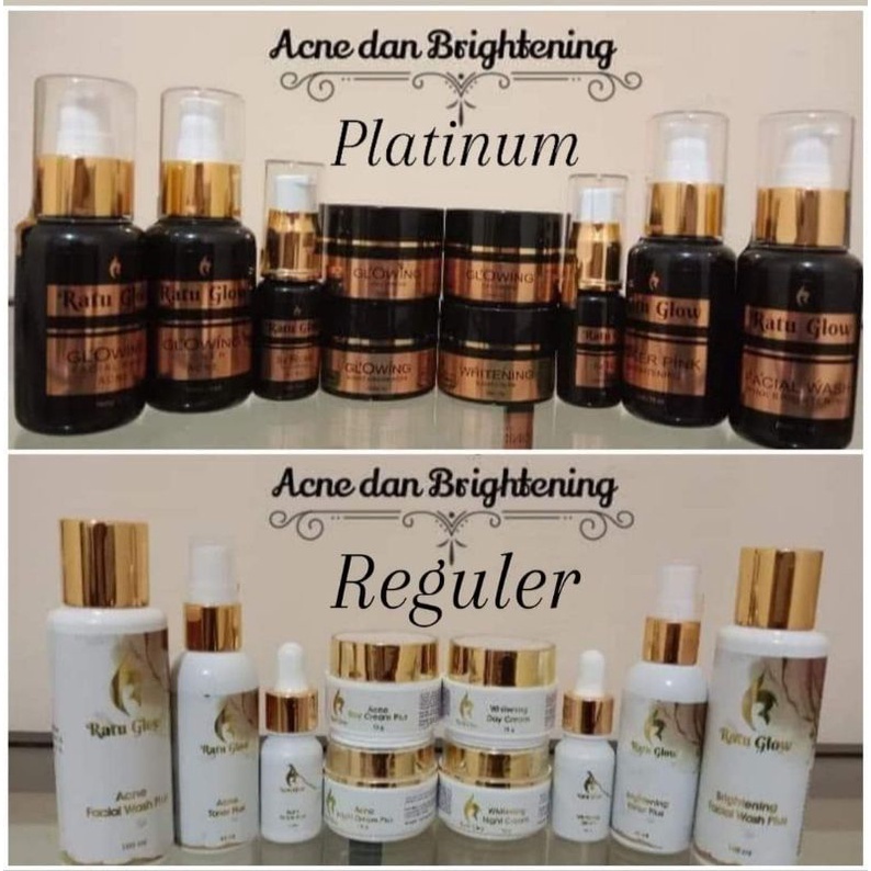 Ecer ratu glow platinum / ecer ratu glow reguler bpom original