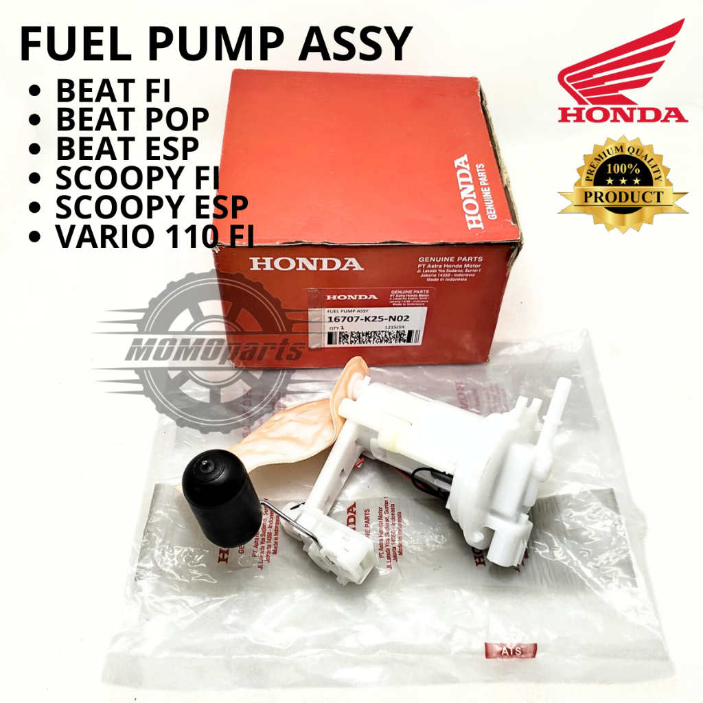 ORIGINAL UNIT FUEL PUMP ASSY KOMPLIT POMPA BENSIN HONDA K25 BEAT FI POP STATER KASAR SCOOPY ESP RING
