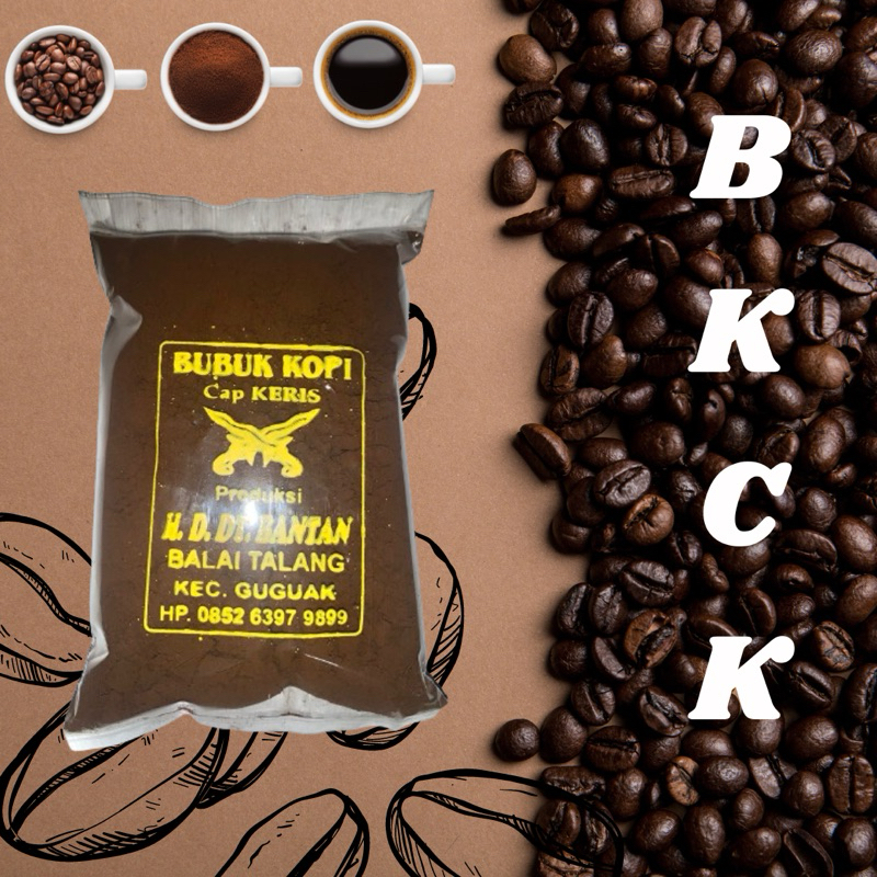 

Bubuk Kopi Cap Keris || Bubuk Kopi campuran 200 gr