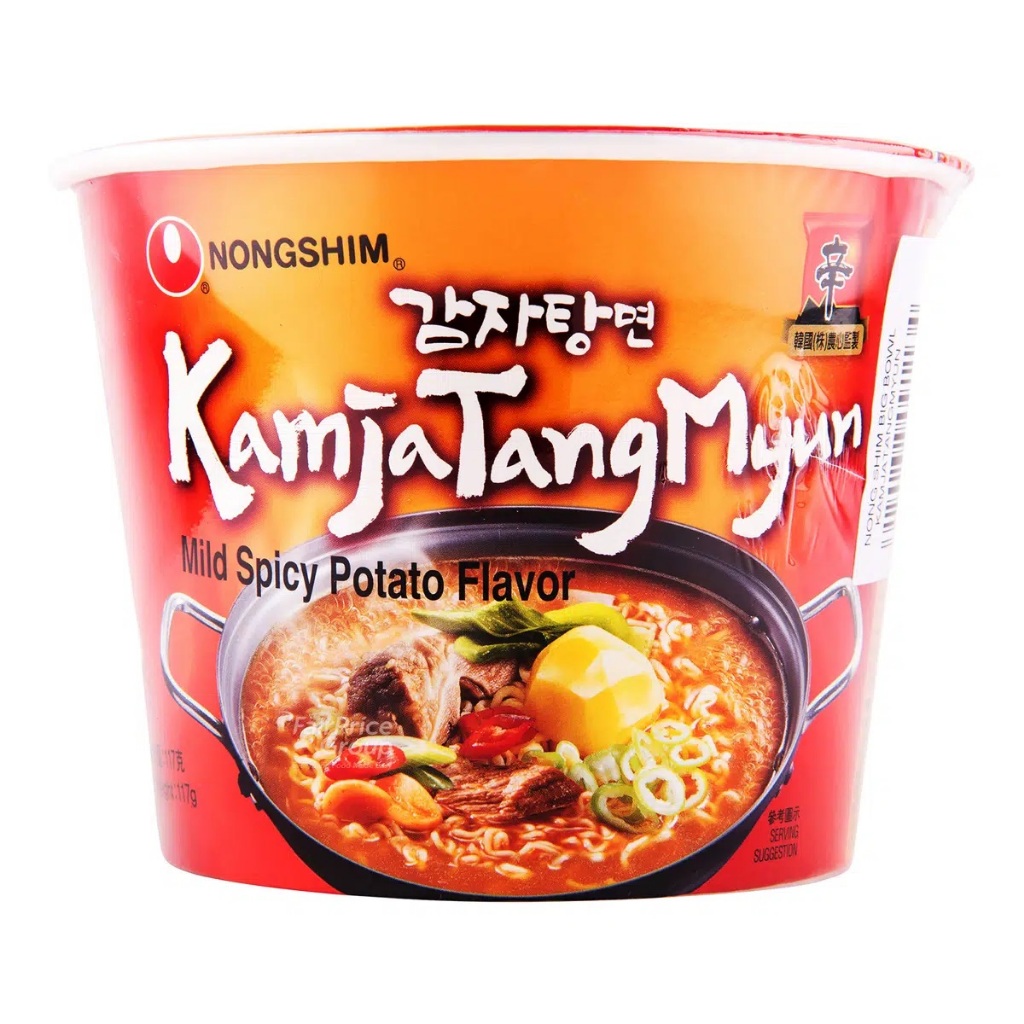

Nongshim Instant Bowl Noodle Mild Spicy Potato 117g