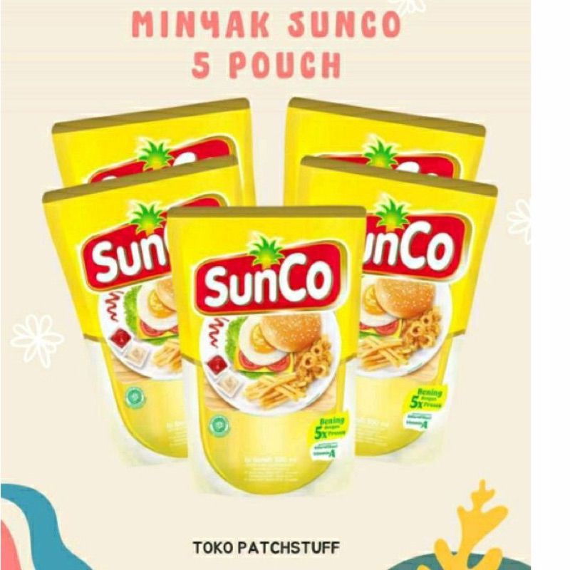 

MINYAK GORENG SUNCO 2 LITER ISI 5 POUCH