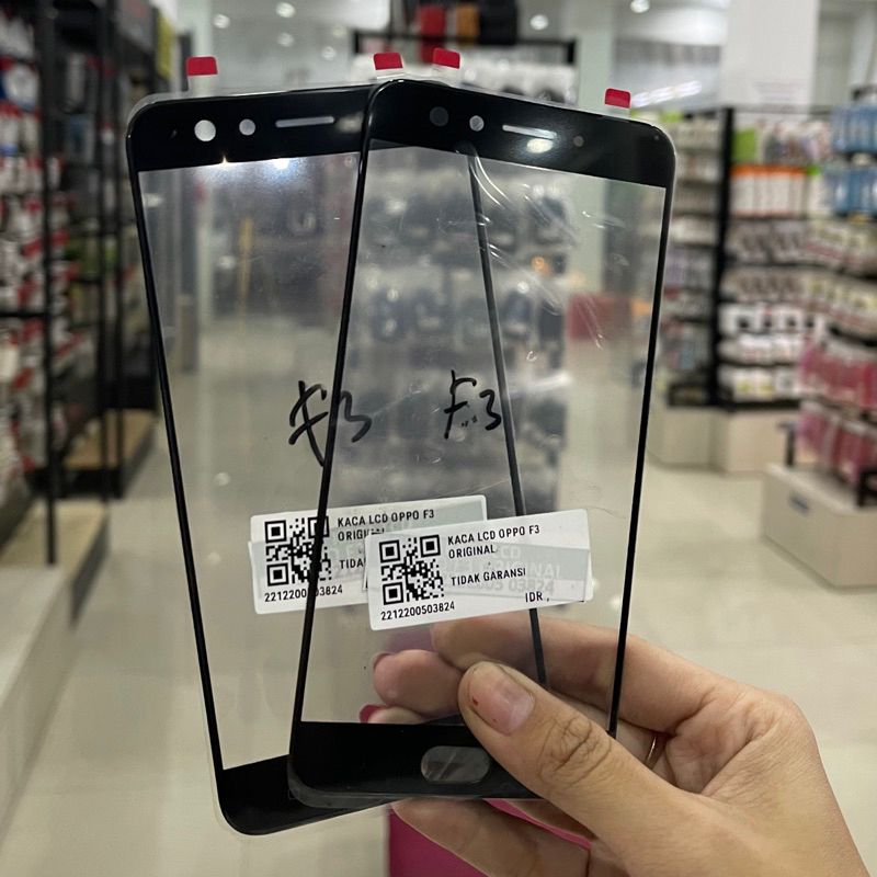 KACA LCD OPPO F3 | GLASS LCD OPPO F3 | KACA DEPAN LCD OPPO F3 ORIGINAL