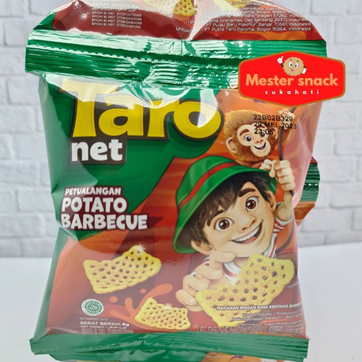 

Taro 9 gram BBQ 1 renceng isi 1 pcs