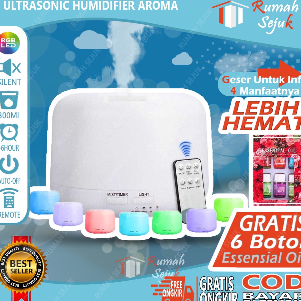 RS  Air Humidifier Diffuser Aromaterapi Alat Pengharum Ruangan Difuser Disfuser Unik Lucu RSH4 Humdi