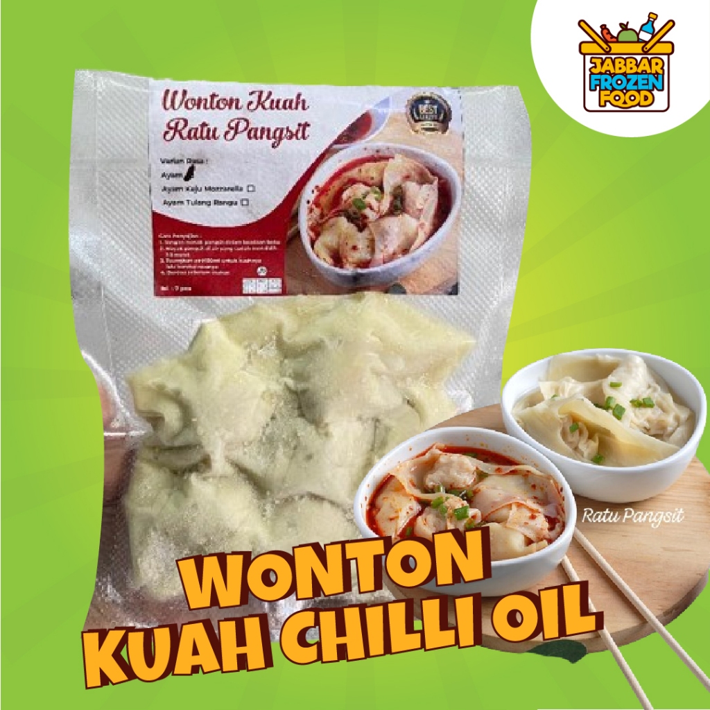 

Wonton Kuah Ratu pangsit isi 7pcs