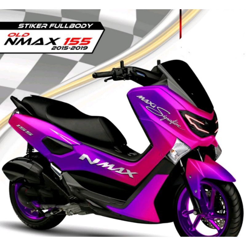 Decal Nmax Old 2019 Full Body Gradasi Ungu