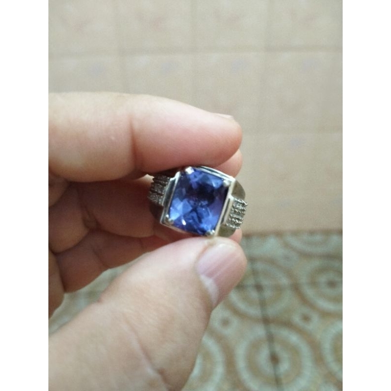 CINCIN PERMATA NATURAL COLOR CHANGE FLUORITE