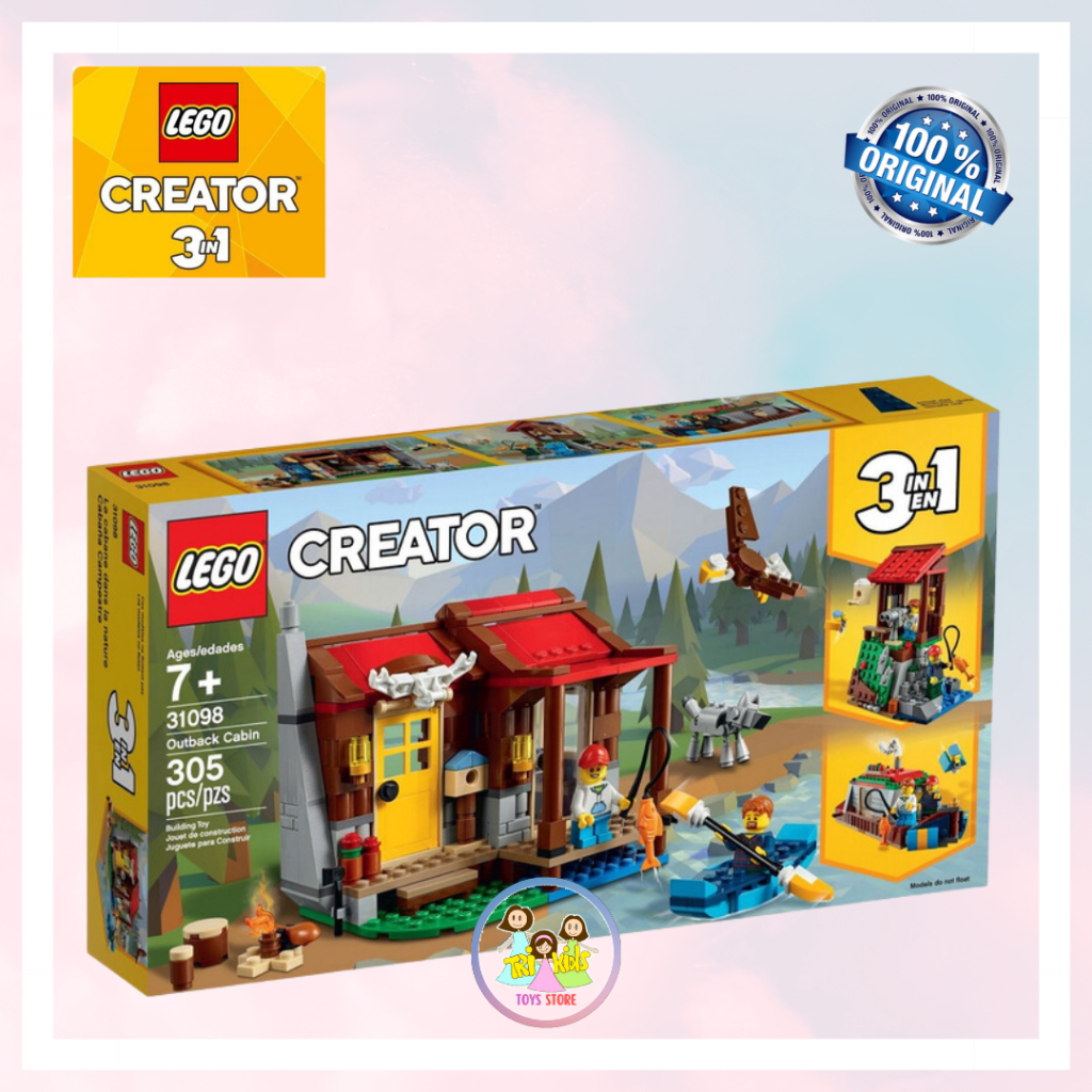 LEGO CREATOR 31098 – 3 IN 1- Outback Cabin - ORIGINAL