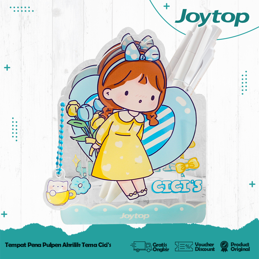 

JOYTOP Tempat Penyimpanan Pena Meja Acrylic