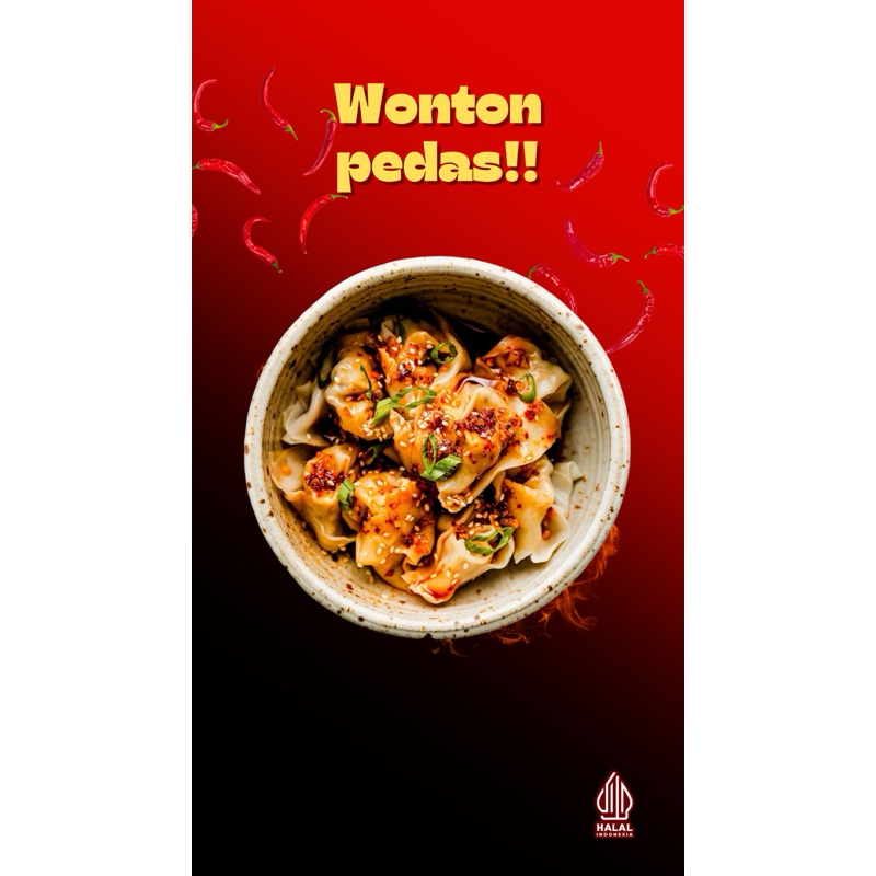 

wonton chili oil frozen fresh by liniwonton