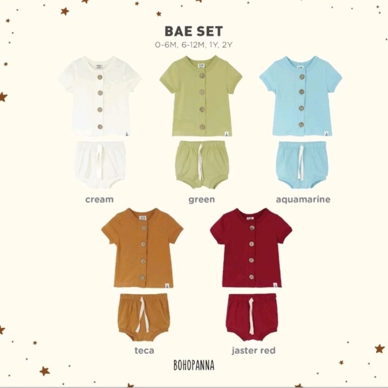 Bae set bohopanna set baby