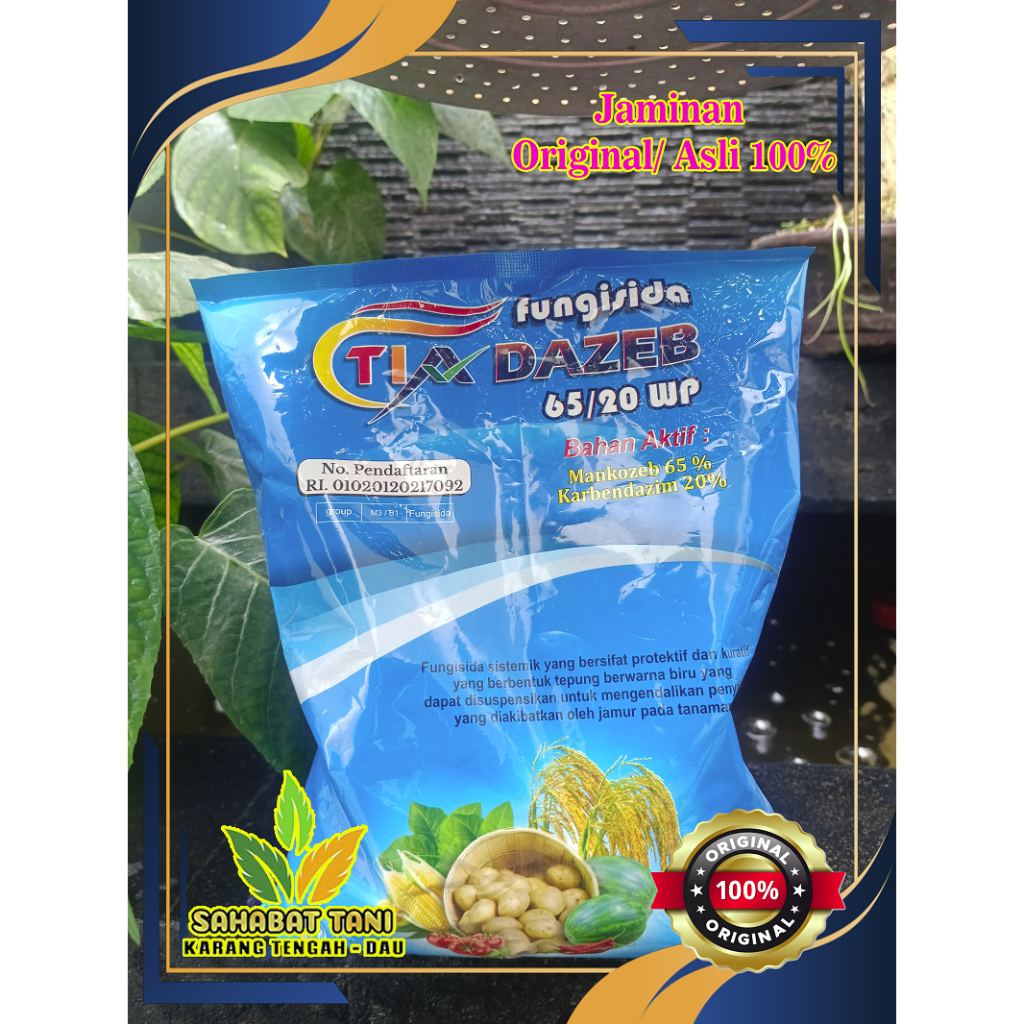 FUNGISIDA TIADAZEB 65/20 WP 1 KG MANCOZEB BIRU