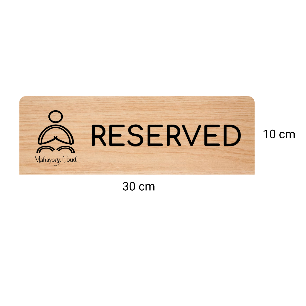 

Papan Sign Reserved | Papan Stand Reserved | Papan Tanda Reserved Aesthetic Kayu