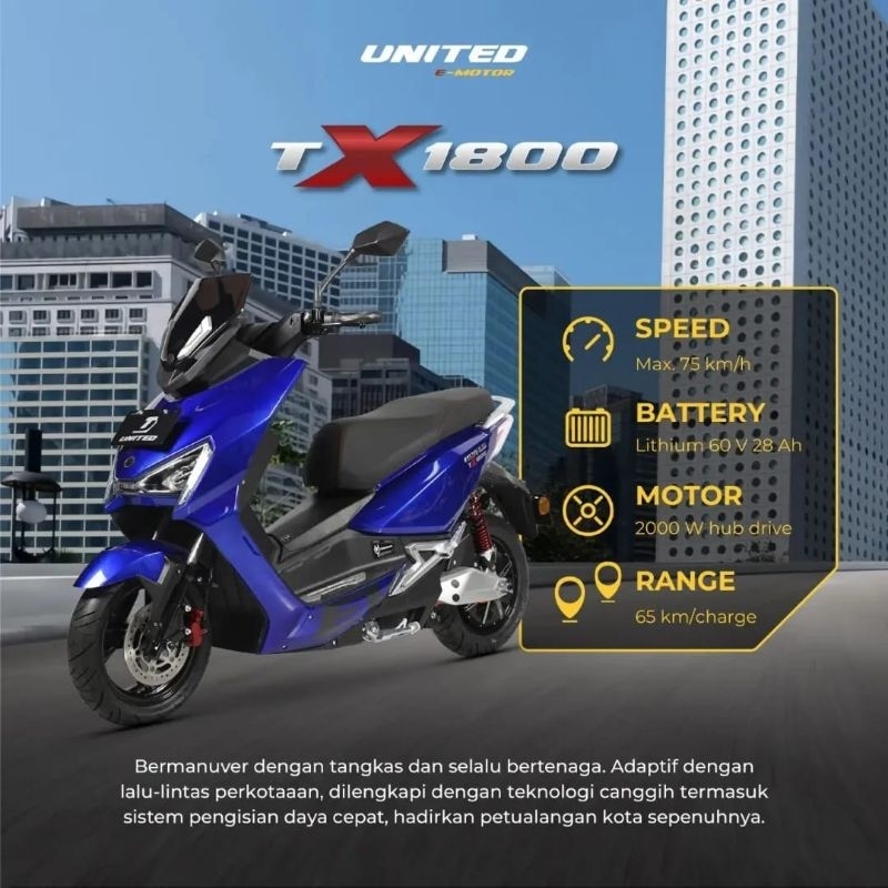 UNITED E-MOTOR TX-1800