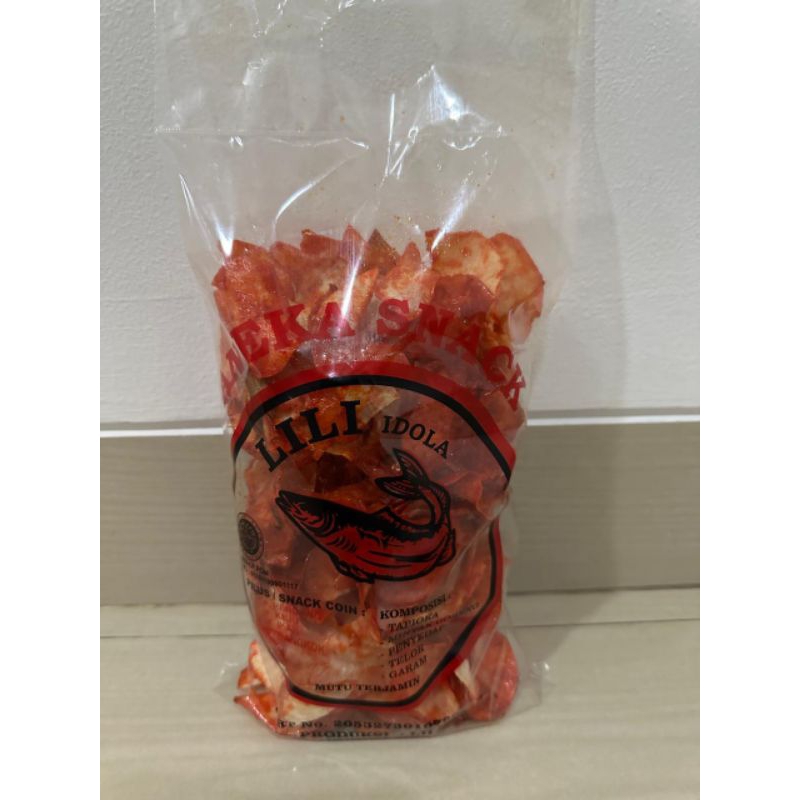 

Keripik singkong pedas/balado 250 gr