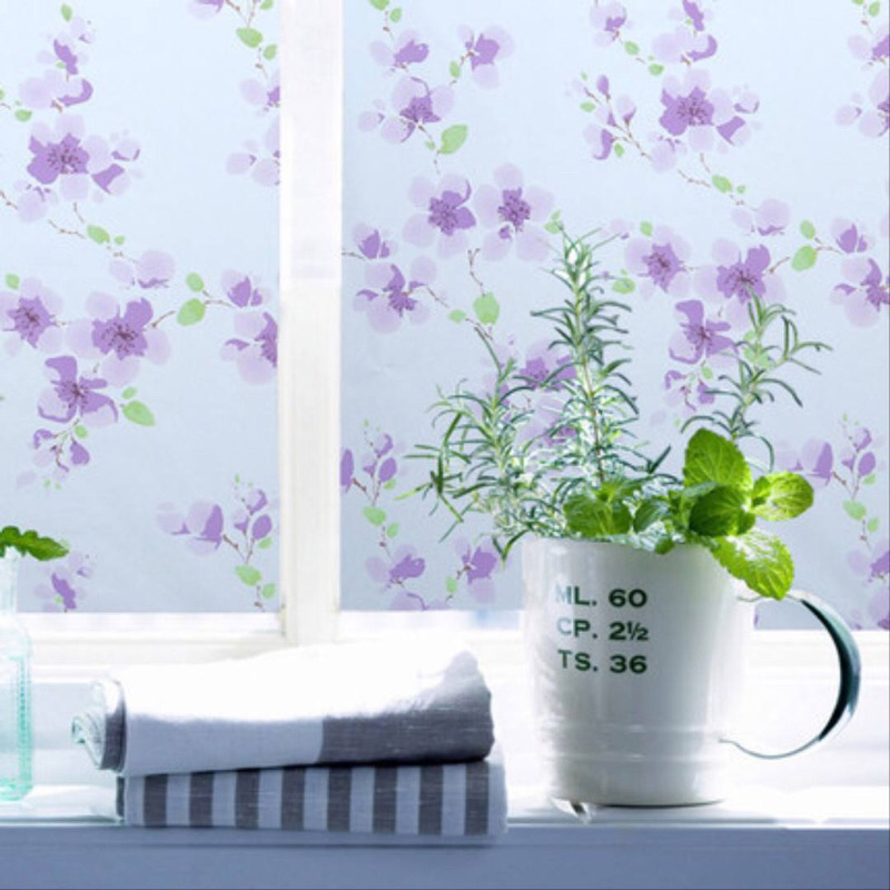 Stiker Kaca Film Jendela Rumah / Kaca Motif Stiker Kaca Film Wallpaper / Sticker Kaca Stiker Film Je