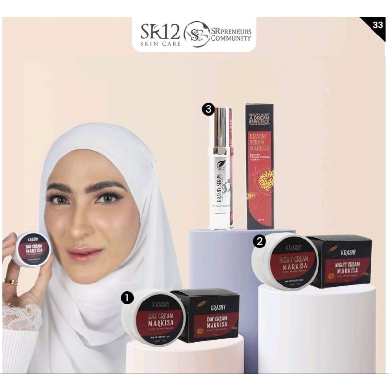 Krasny Day Cream | Krasny Night Cream | Krasny Serum Markisa SR12