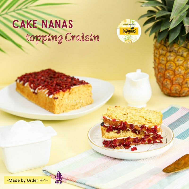 

Delipel Cake Nanas Topping Craisin (Cranberry + Raisin / Kismis)
