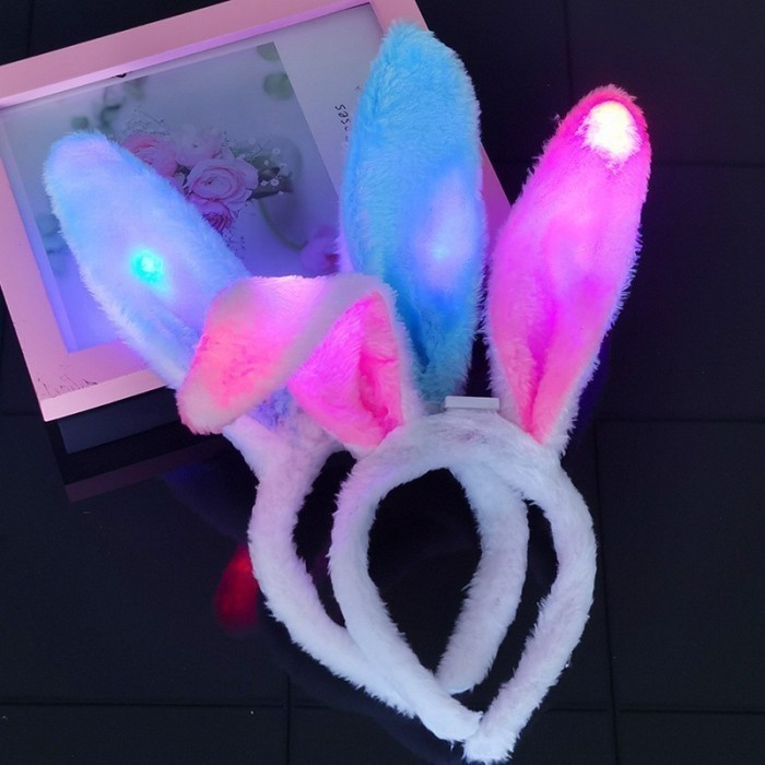 BANDO KELINCI BULU LED DAN NON LED / BANDO BUNNY BULU / BANDO KUPING KELINCI / BONDU KELINCI