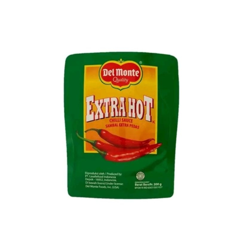 

Delmonte Saus Extra Hot Chilli Pouch 200 g