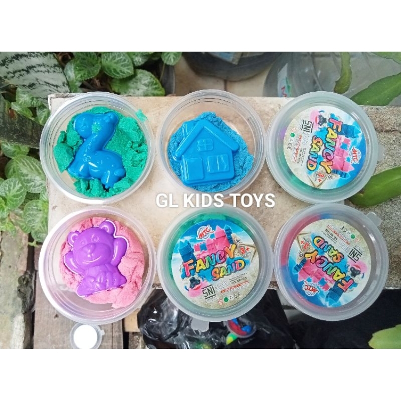 Mainan Pasir Ajaib Plus Cetakan