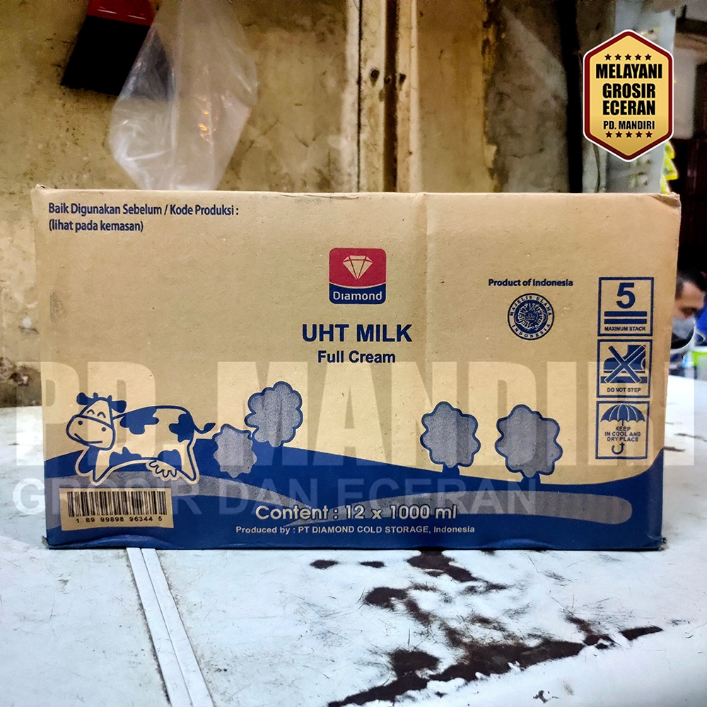 

DIAMOND SUSU UHT 1 L KARTON ISI 12 PCS