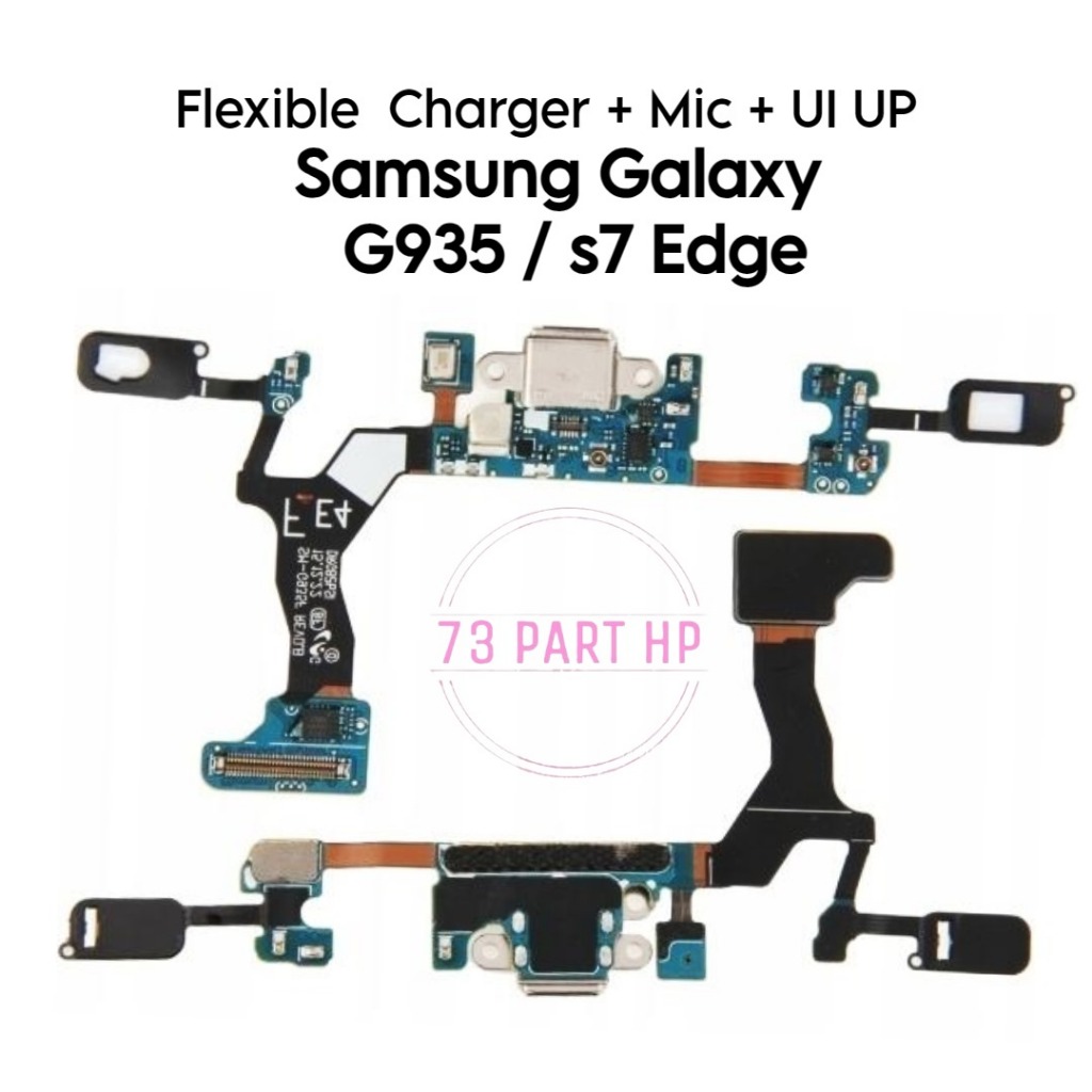 Flexible Konektor PCB Charger Mic + UI UP Samsung Galaxy S7 Edge / G935 / SM-G935F / SM-G935FD / SM-
