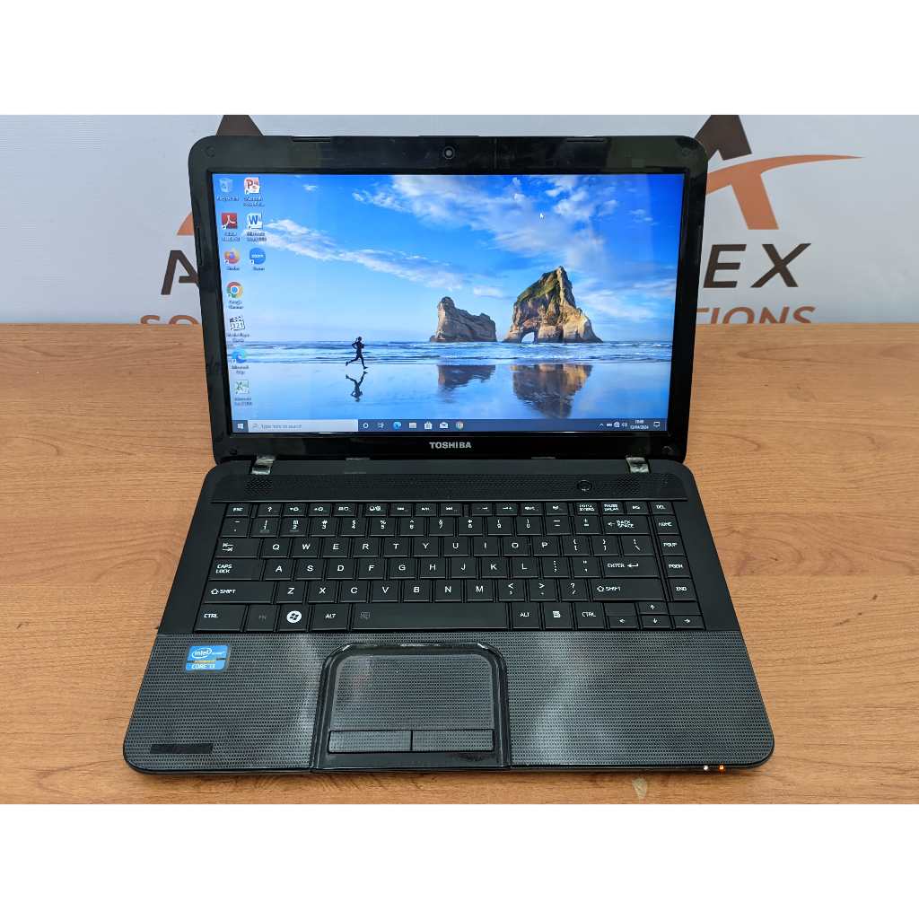 Laptop Toshiba C840 Intel Corei3 Ram 4GB Hdd 500GB Layar 14inch