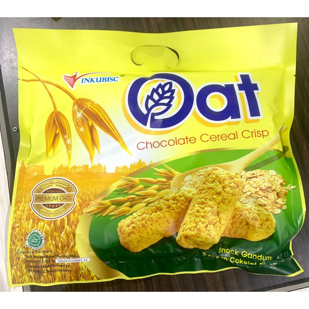 

Oat premium coklat cereal 400 gram