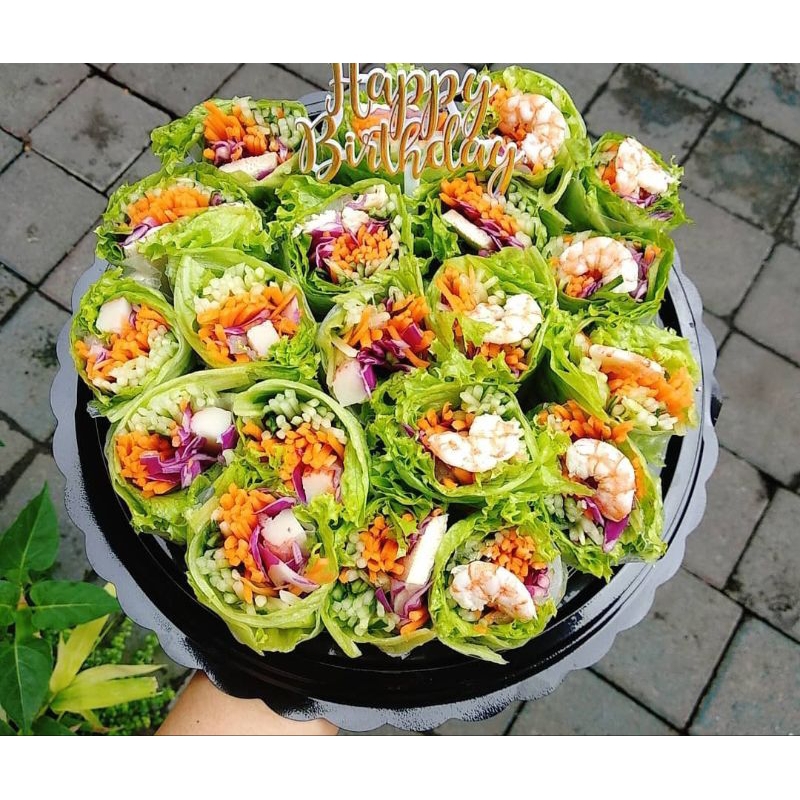 

Birthday Salad Roll