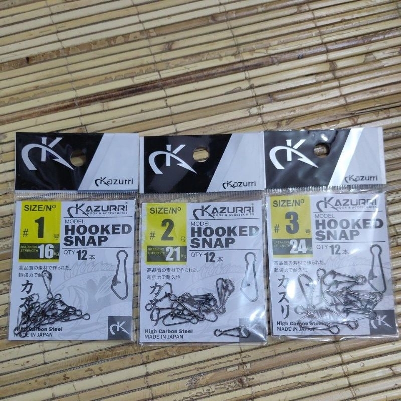 Hooked snap pengait kail pancing by kazurri