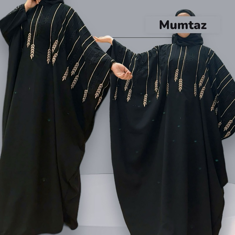 ABAYA KAFTAN MUMTAZ BORDIR ALKHATIB COLLECTION BUSANA MUSLIM WANITA