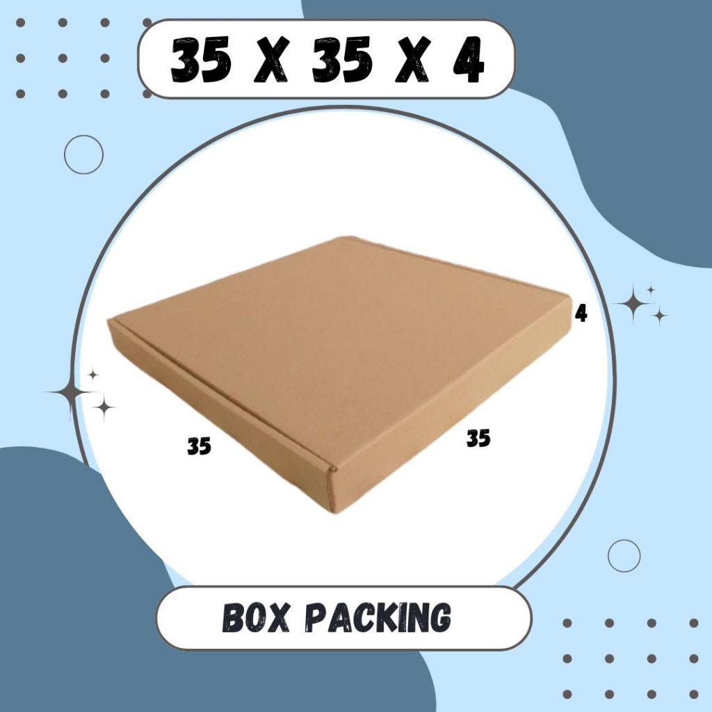 

Baru Box 35x35x4 LS cm Kardus/Box/Karton/Polos/Pizza