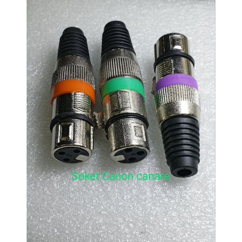 Soket Canon(Cover Akai Female) Canare New