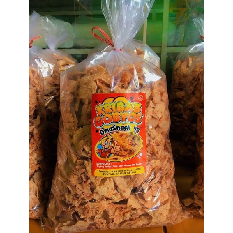 

KRIBAB GOBYOS/KEMASAN LOS/ISI 2,5KG/SNACK KILOAN MURAH