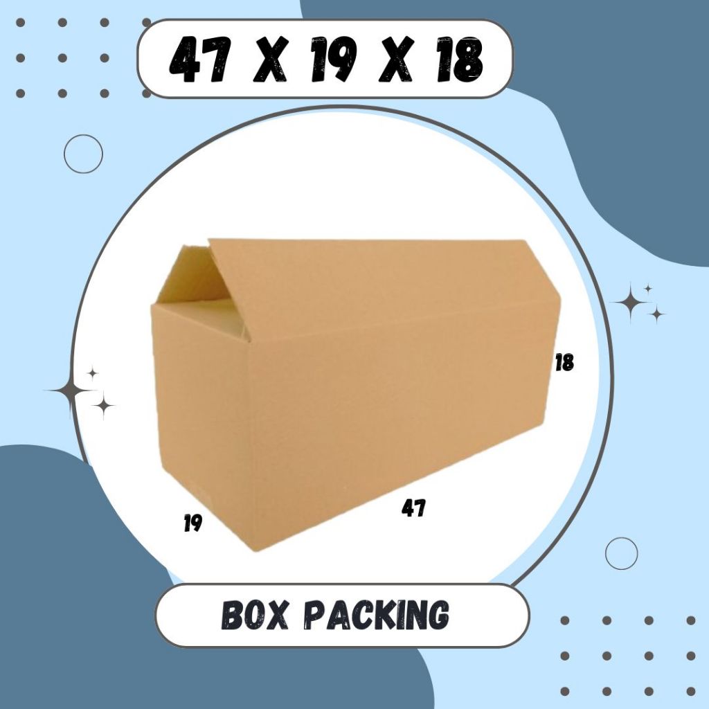 

Box Packing 47x19x18 Kardus A1 Karton Dus Kotak Kemasan Sparepart Jamu Madu Assesoris