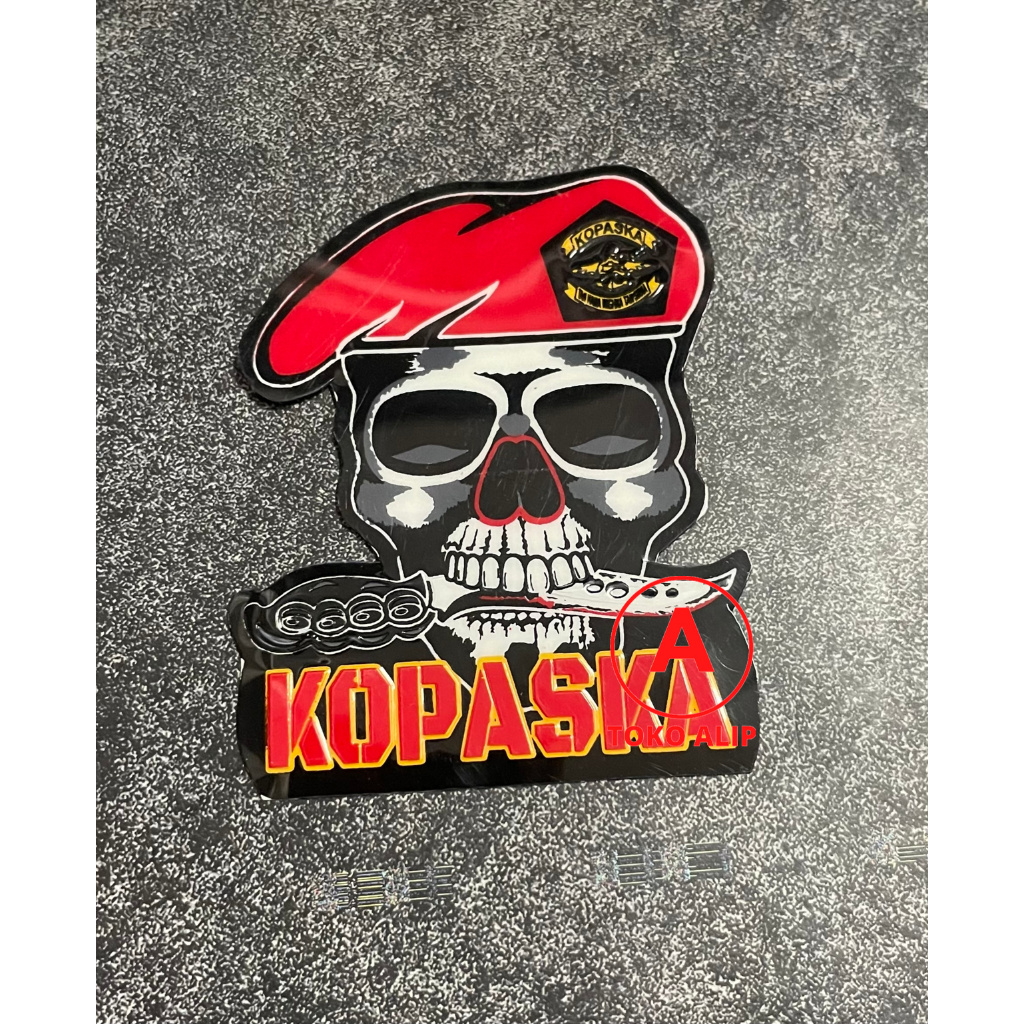 Sticker KOPASKA (Skullo) - Stiker Kopaska - Sticker Mobil - Stiker