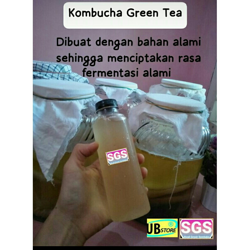 

KETO-Minuman Kombucha Homemade 1Botol 250ml - Minuman Fermentasi Alami Buatan Sendiri