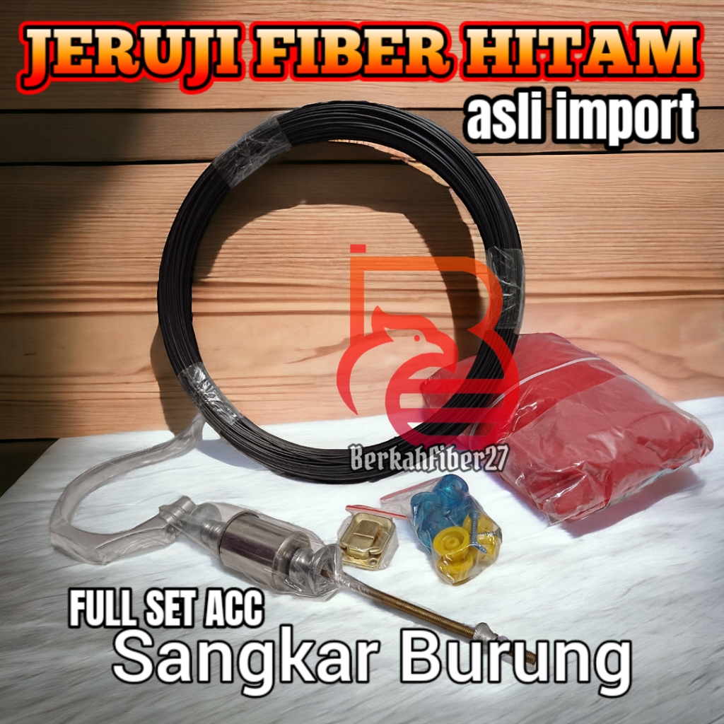 Pake ruji fiber sangkar kotak paket hemat acc kandang burung kerodong gantungan Bnr lipat kaki kaki 