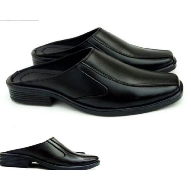 Terbaru Sepatu selop pantofel pria sepatu formal pria tanpa tali sepatu sandal pria bustong pantopel