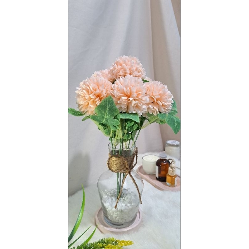 Vas Kaca Bening Vas Bunga Kaca Vas Kaca Aestetik