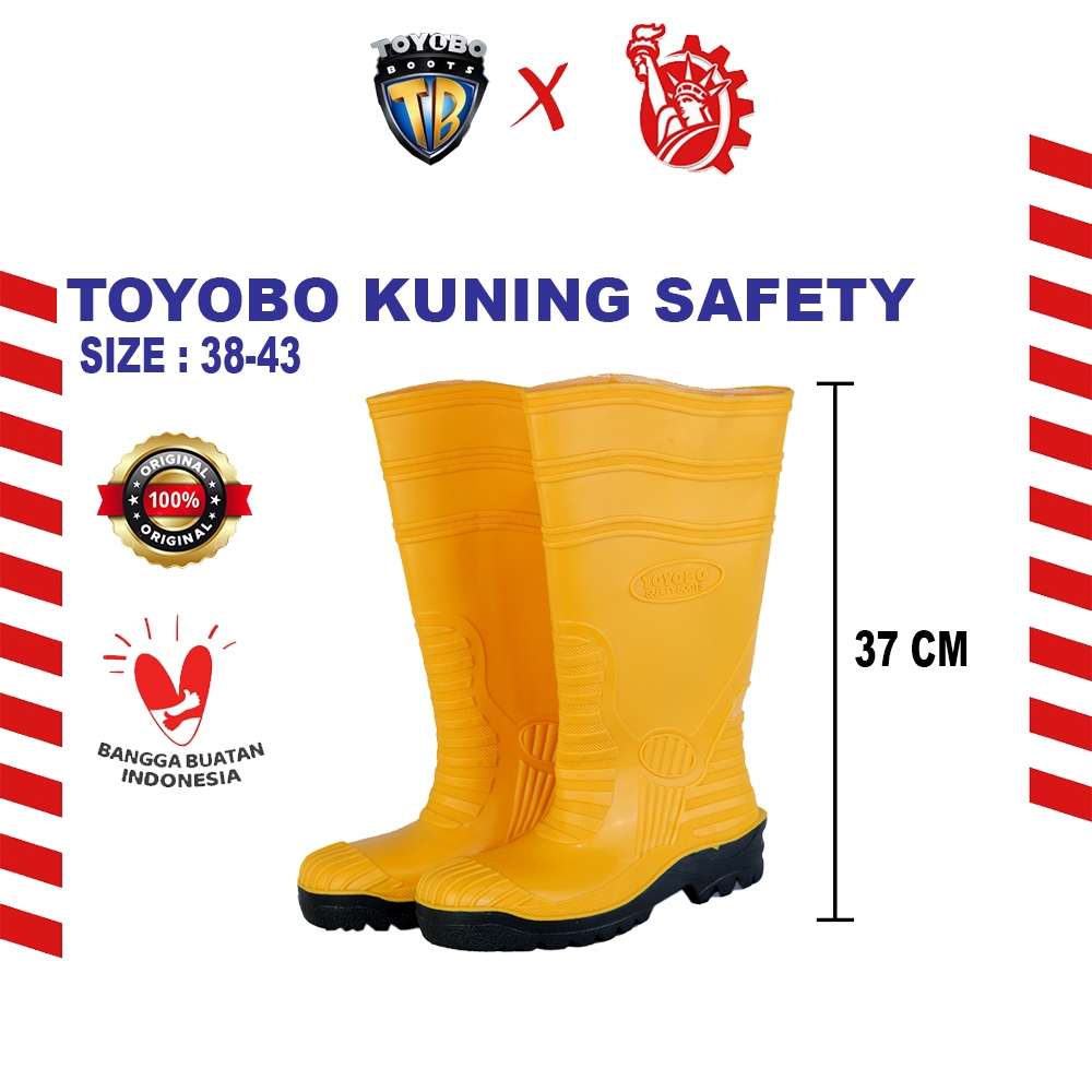 Sepatu Boots Karet TOYOBO SAFE-T Boot Kerja