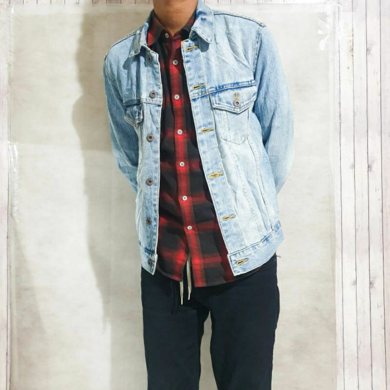 BROWNY VINTAGE Trucker Denim Jacket | Jaket Jeans BROWNY
