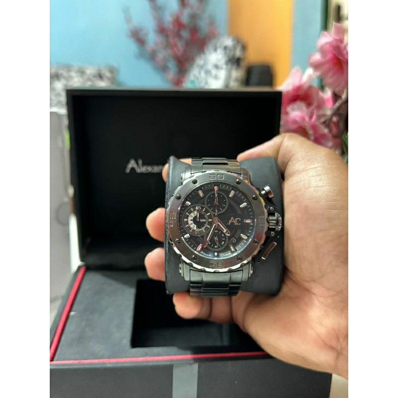 Jam Tangan AC Collection, AC 9205 MC Fullblack
