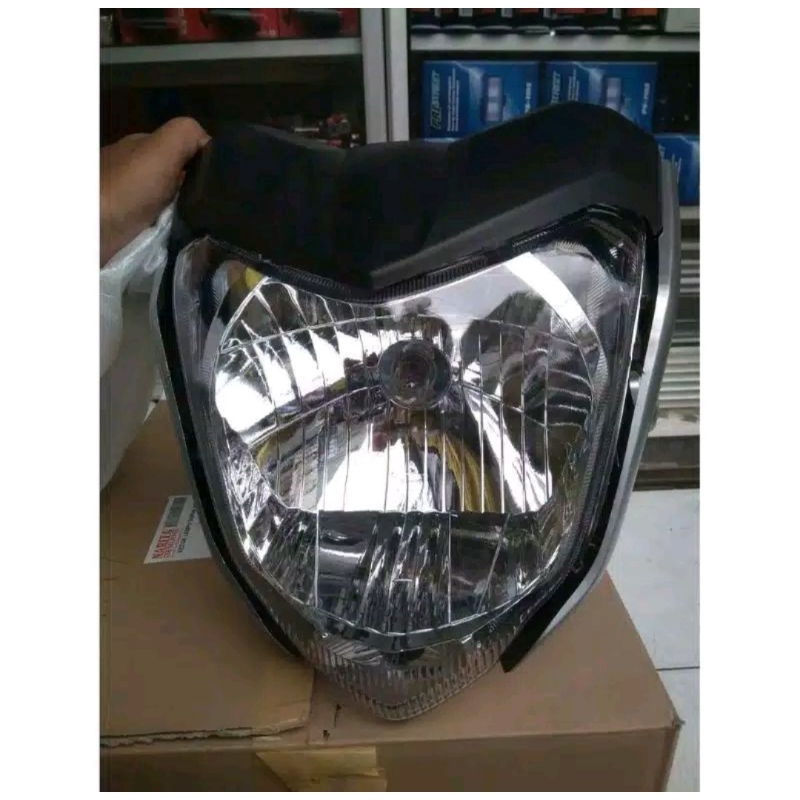 Kedok lampu depan reflektor BYSON headlamp kuping visor
