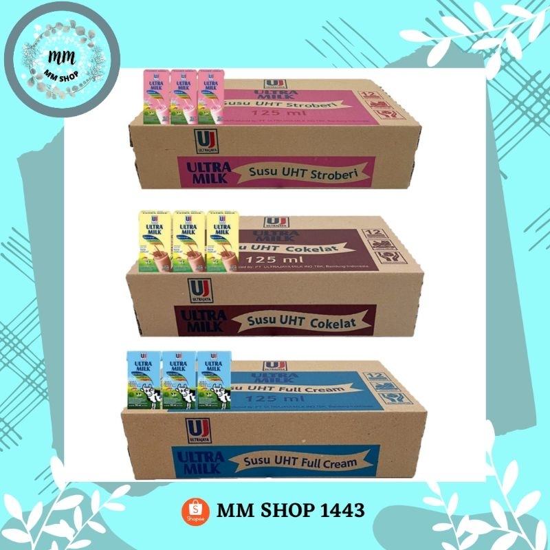 

⚜MMSHOP⚜ ULTRA MILK Susu UHT 40 x 125 ml