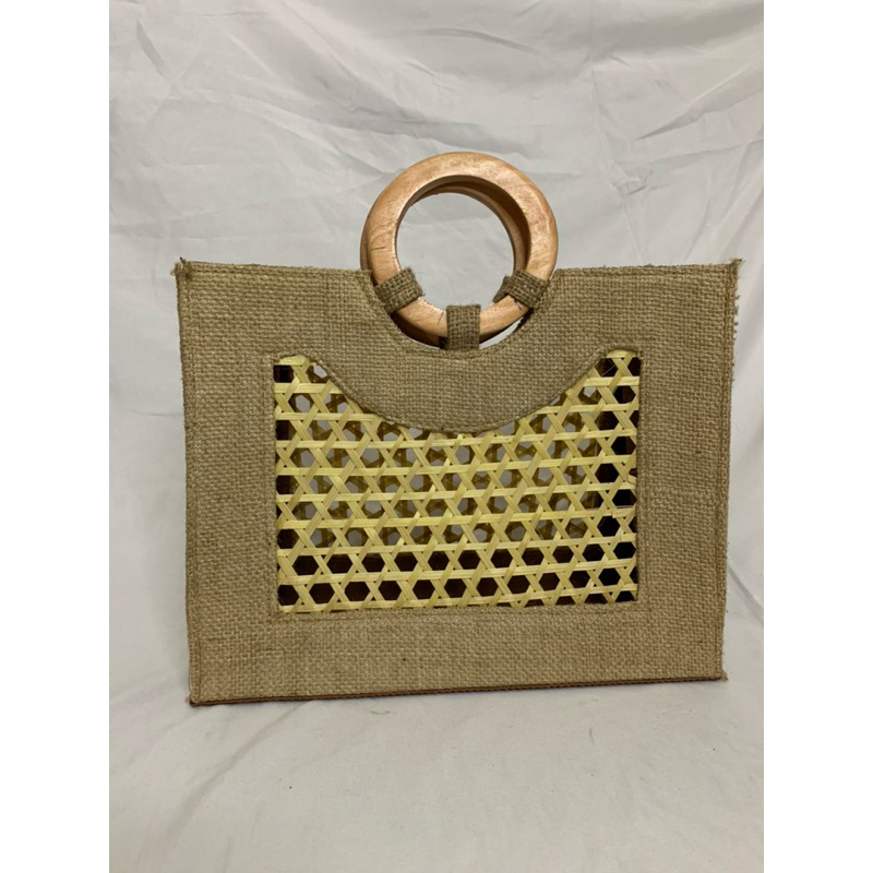 

tas hampers goni anyaman bambu