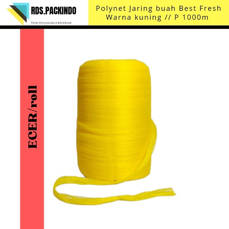 Polynet Jaring buah BEST FRESH 1000m (kuning) // ECER